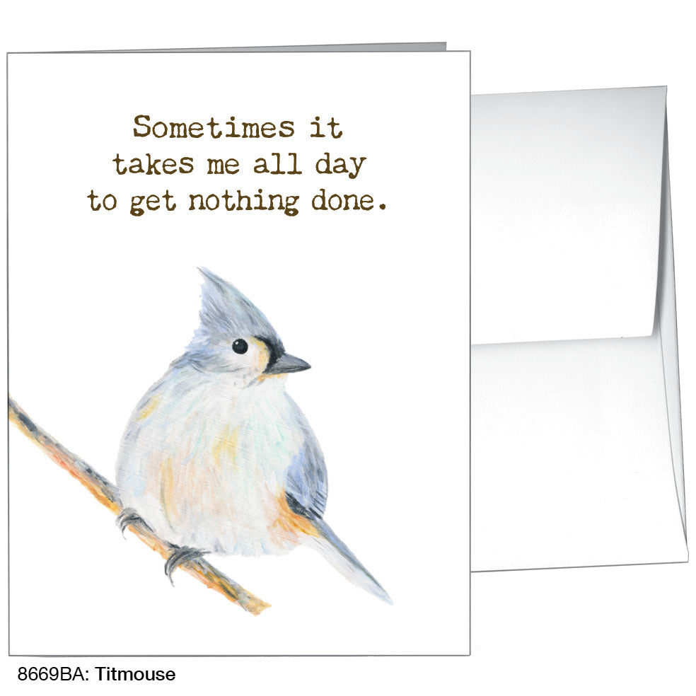 Titmouse, Greeting Card (8669BA)