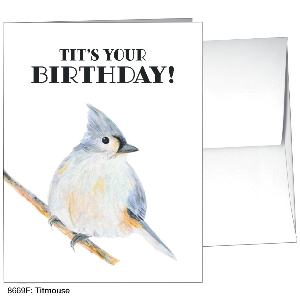 Titmouse, Greeting Card (8669E)