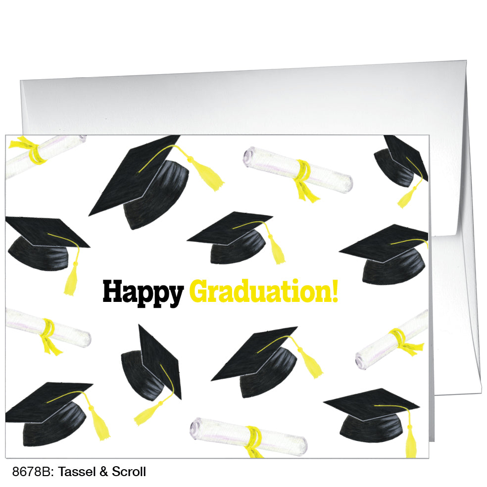 Tassel & Scroll, Greeting Card (8678B)