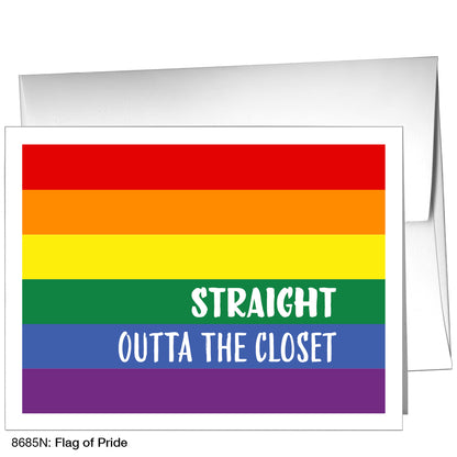 Flag of Pride, Greeting Card (8685N)