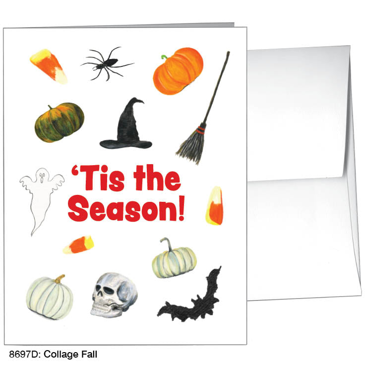 Collage Fall, Greeting Card (8697D)