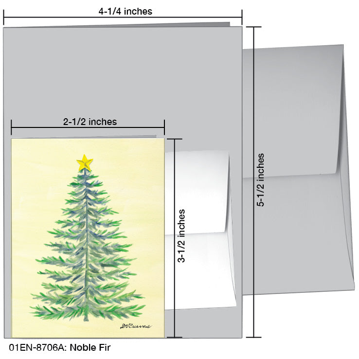 Noble Fir, Greeting Card (8706A)