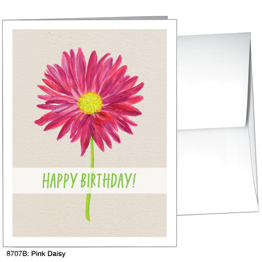 Pink Daisy, Greeting Card (8707B)