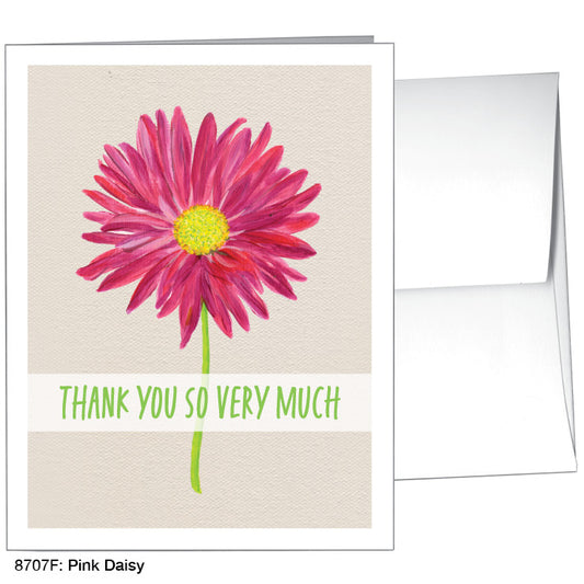 Pink Daisy, Greeting Card (8707F)