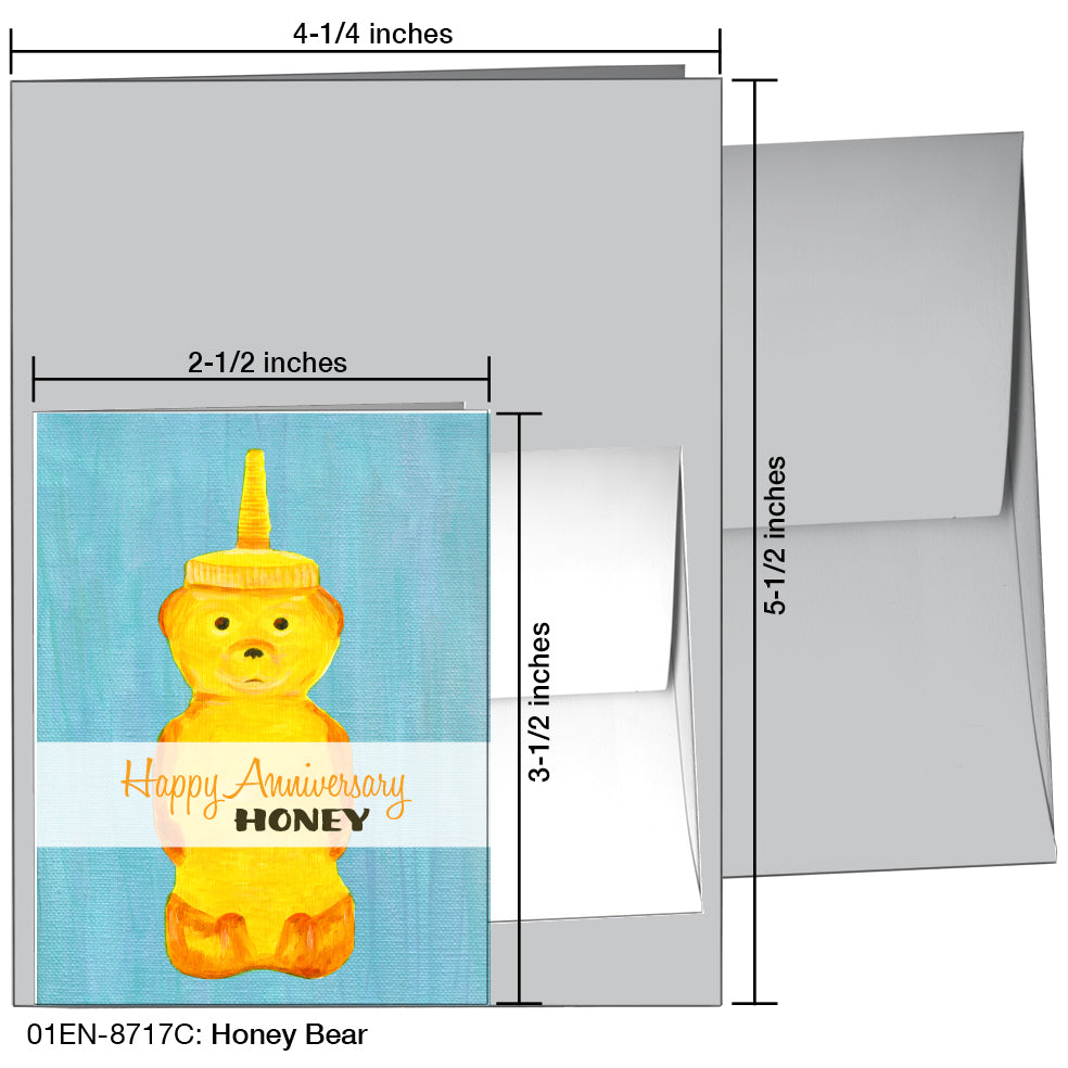 Honey Bear, Greeting Card (8717C)