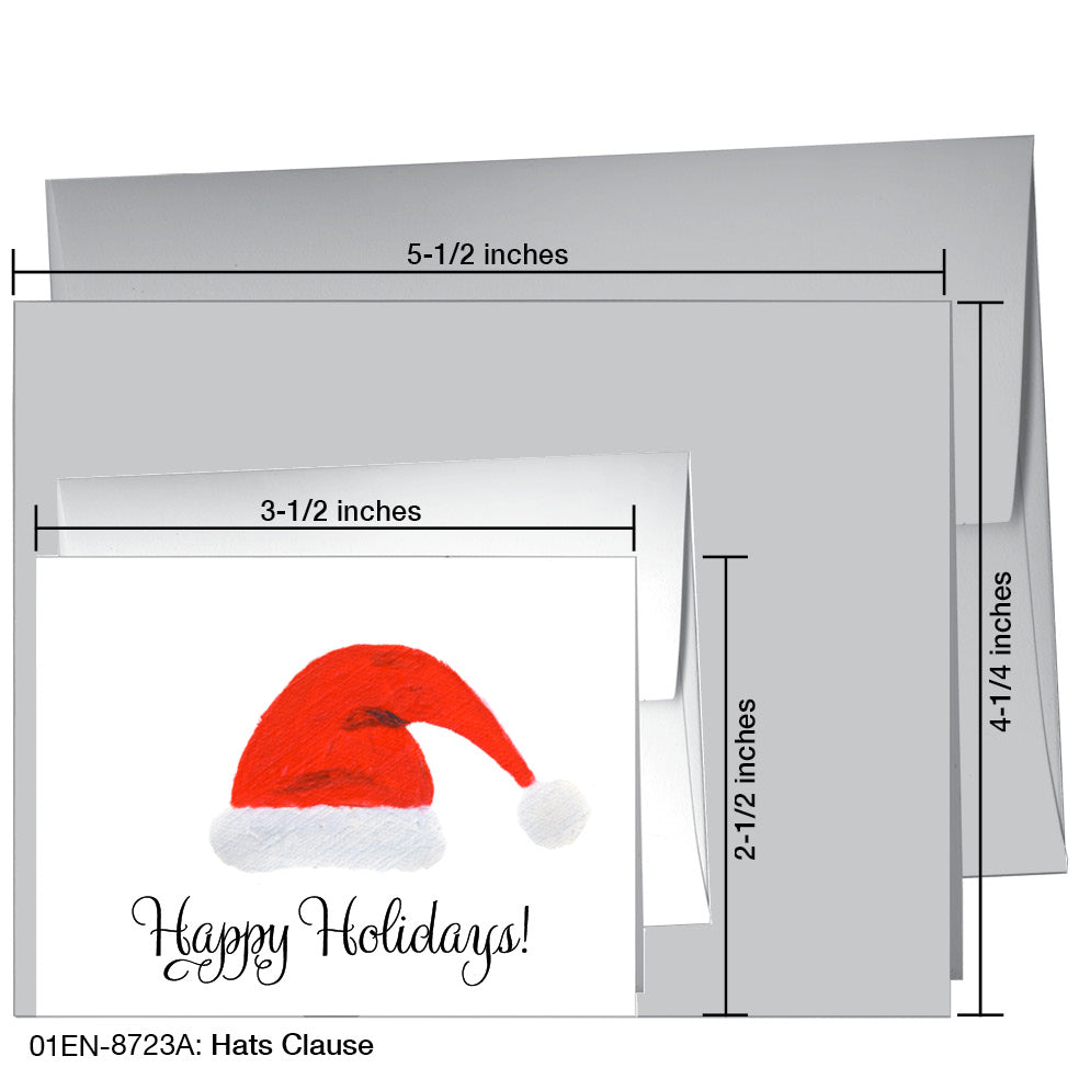 Hats Clause, Greeting Card (8723A)