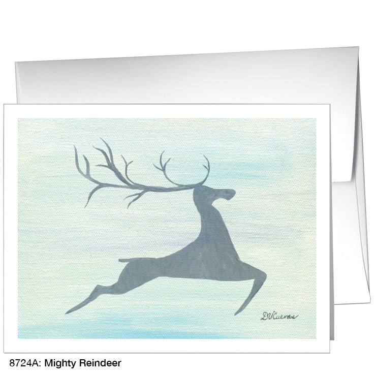 Mighty Reindeer, Greeting Card (8724A)