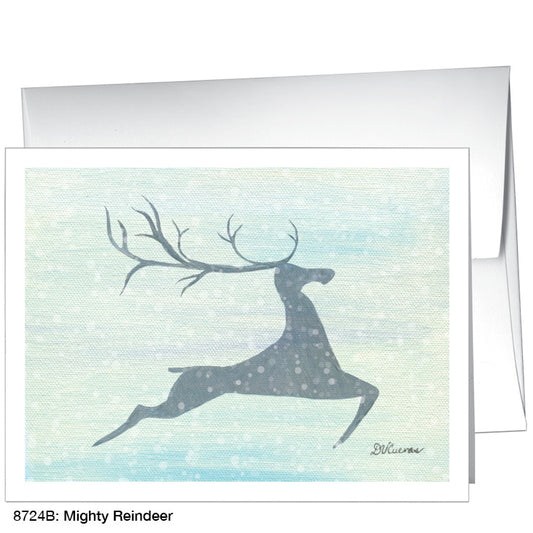 Mighty Reindeer, Greeting Card (8724B)