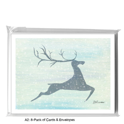 Mighty Reindeer, Greeting Card (8724B)