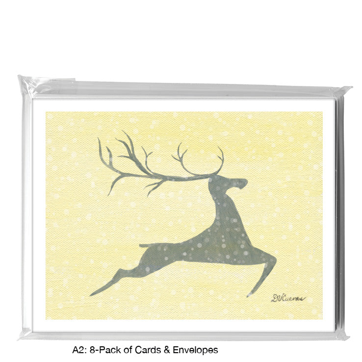 Mighty Reindeer, Greeting Card (8724C)