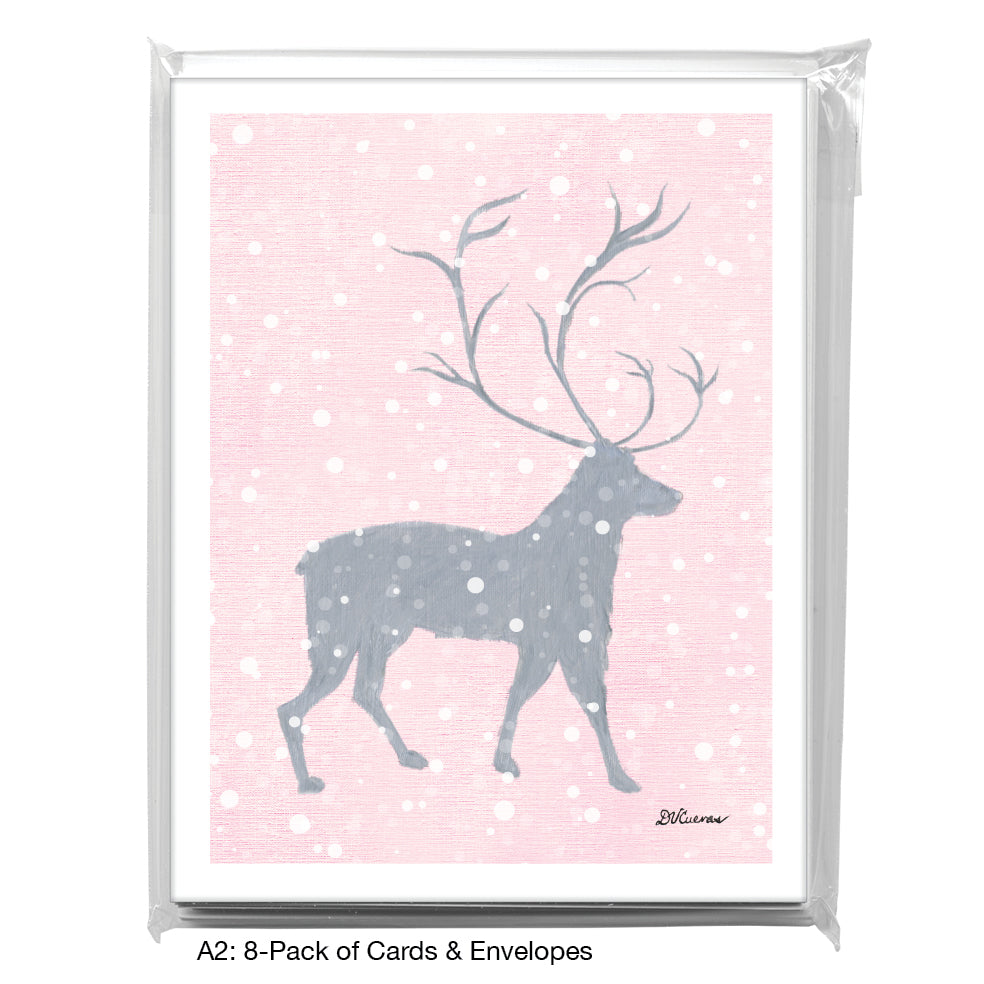 Mighty Reindeer, Greeting Card (8724D)