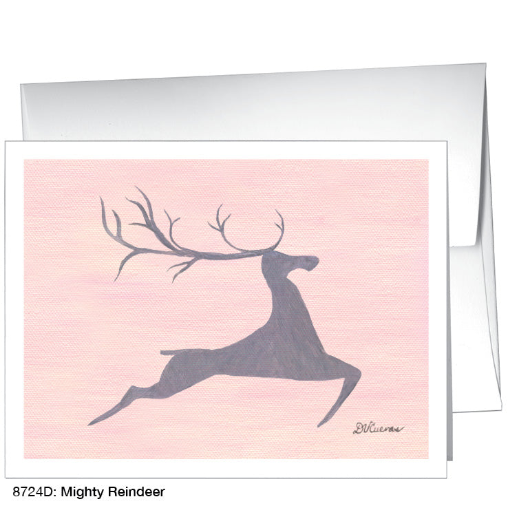 Mighty Reindeer, Greeting Card (8724D)