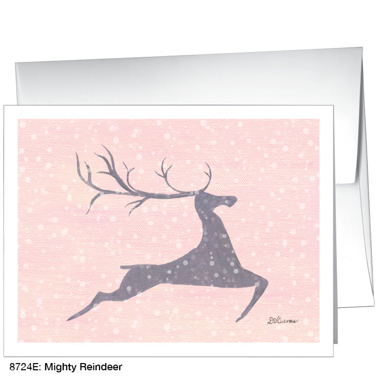 Mighty Reindeer, Greeting Card (8724E)