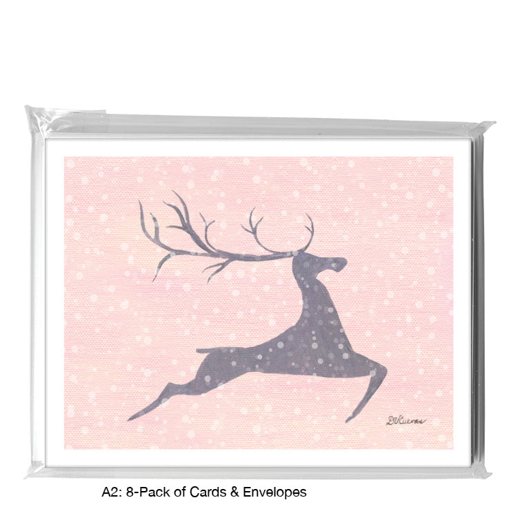 Mighty Reindeer, Greeting Card (8724E)