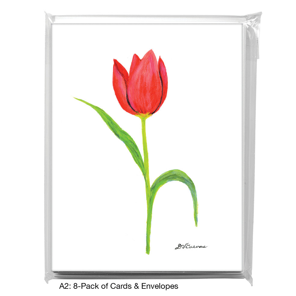 Tulip Single, Greeting Card (8732A)