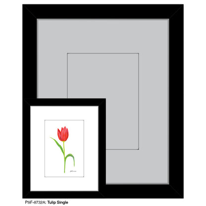 Tulip Single, Print (#8732A)