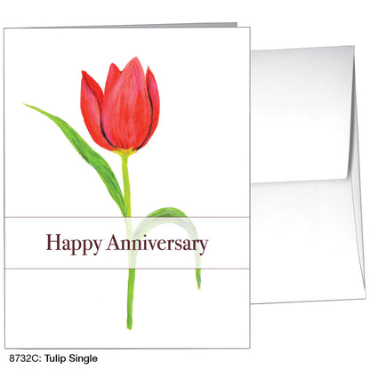 Tulip Single, Greeting Card (8732C)