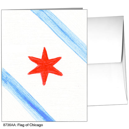 Flag of Chicago, Greeting Card (8736AA)