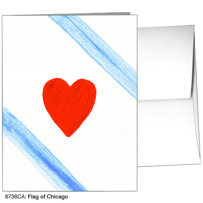 Flag of Chicago, Greeting Card (8736CA)