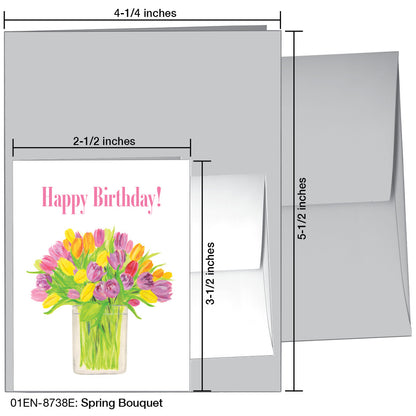 Spring Bouquet, Greeting Card (8738E)