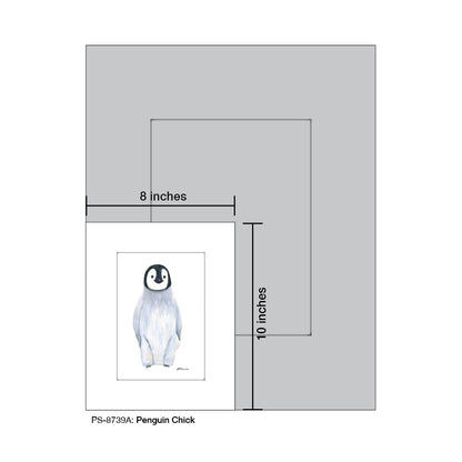 Penguin Chick, Print (#8739A)