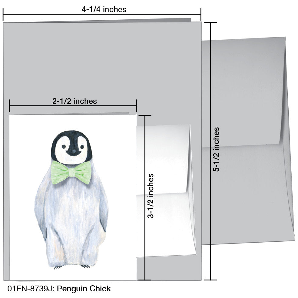 Penguin Chick, Greeting Card (8739J)