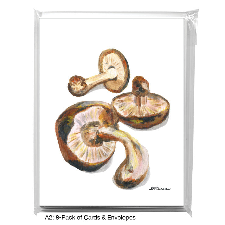 Mushroom Shiitake, Greeting Card (8740C)