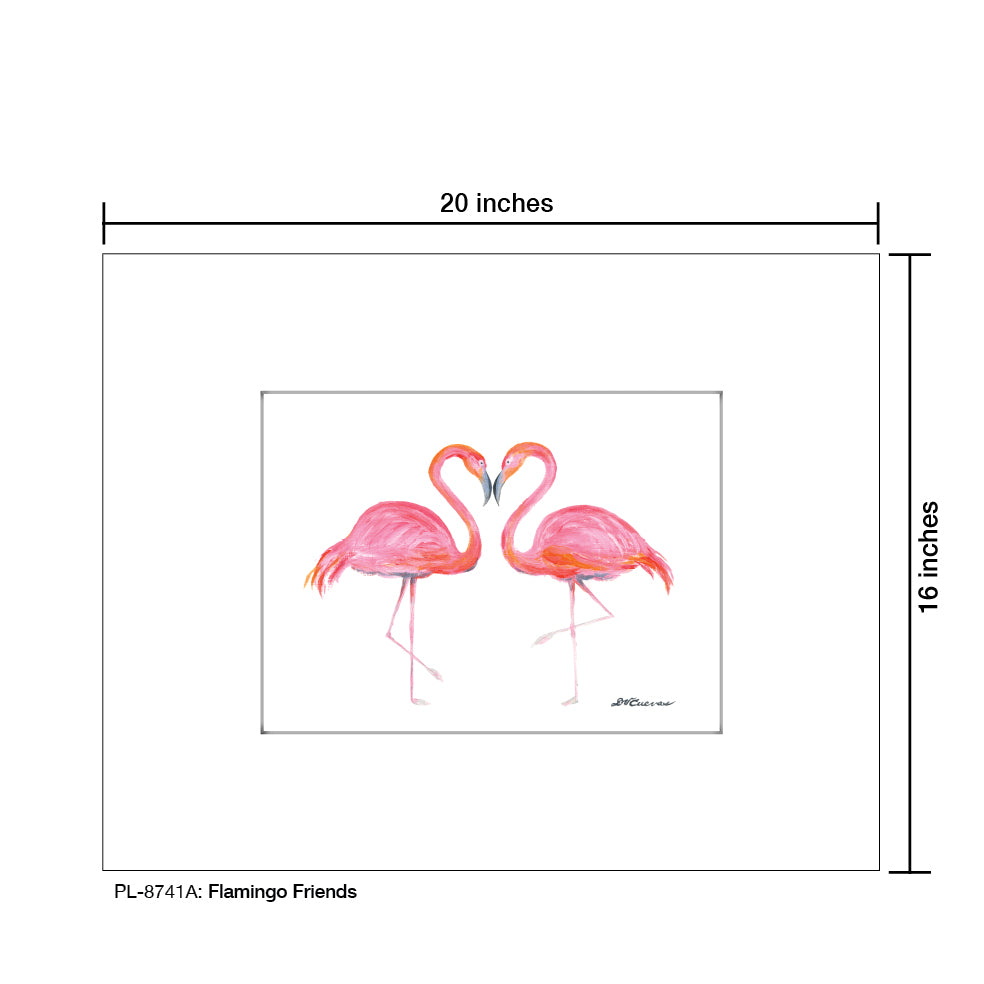 Flamingo Friends, Print (#8741A)