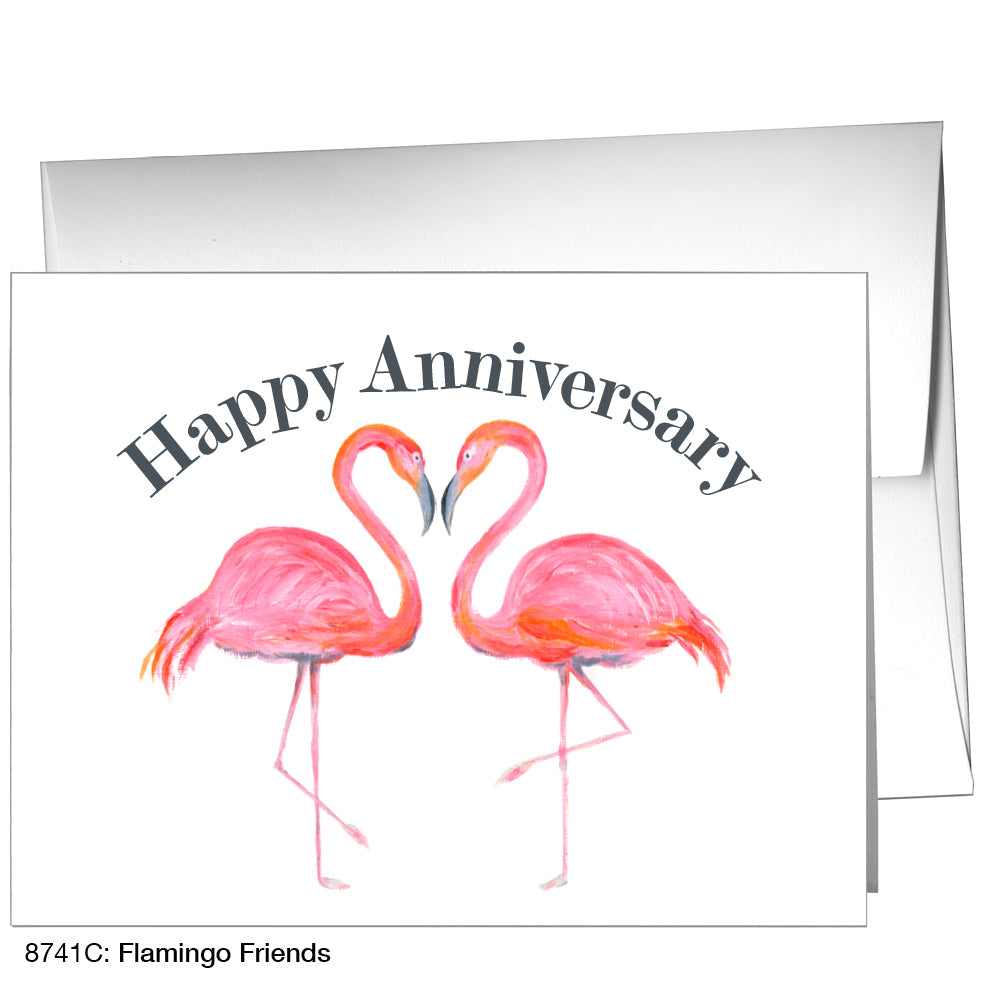 Flamingo Friends, Greeting Card (8741C)