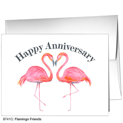 Flamingo Friends, Greeting Card (8741C)