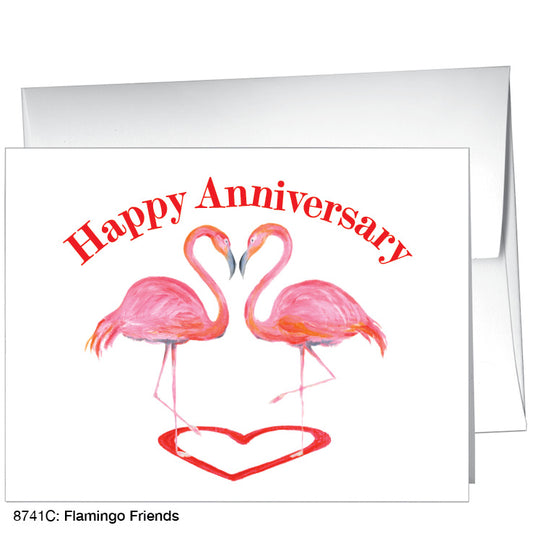 Flamingo Friends, Greeting Card (8741C)