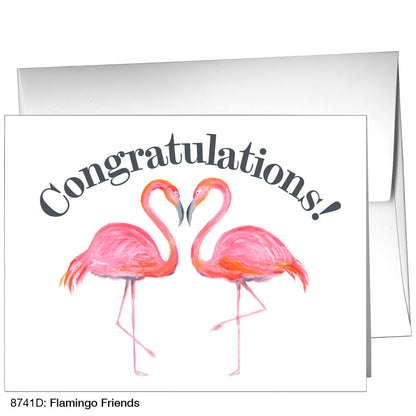 Flamingo Friends, Greeting Card (8741D)