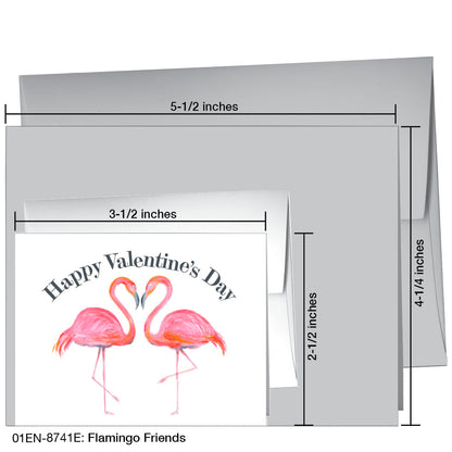 Flamingo Friends, Greeting Card (8741E)