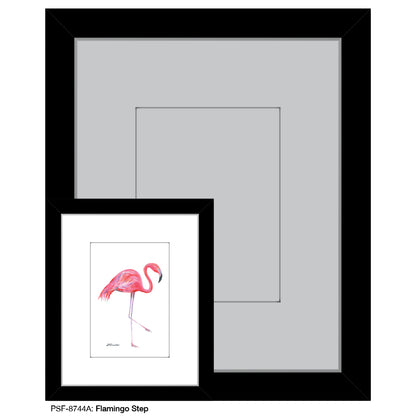 Flamingo Step, Print (#8744A)