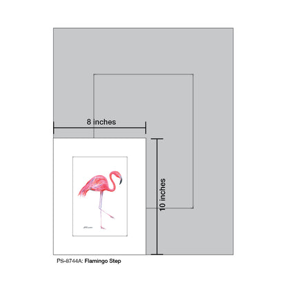 Flamingo Step, Print (#8744A)