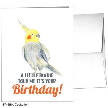 Cockatiel, Greeting Card (8745BA)