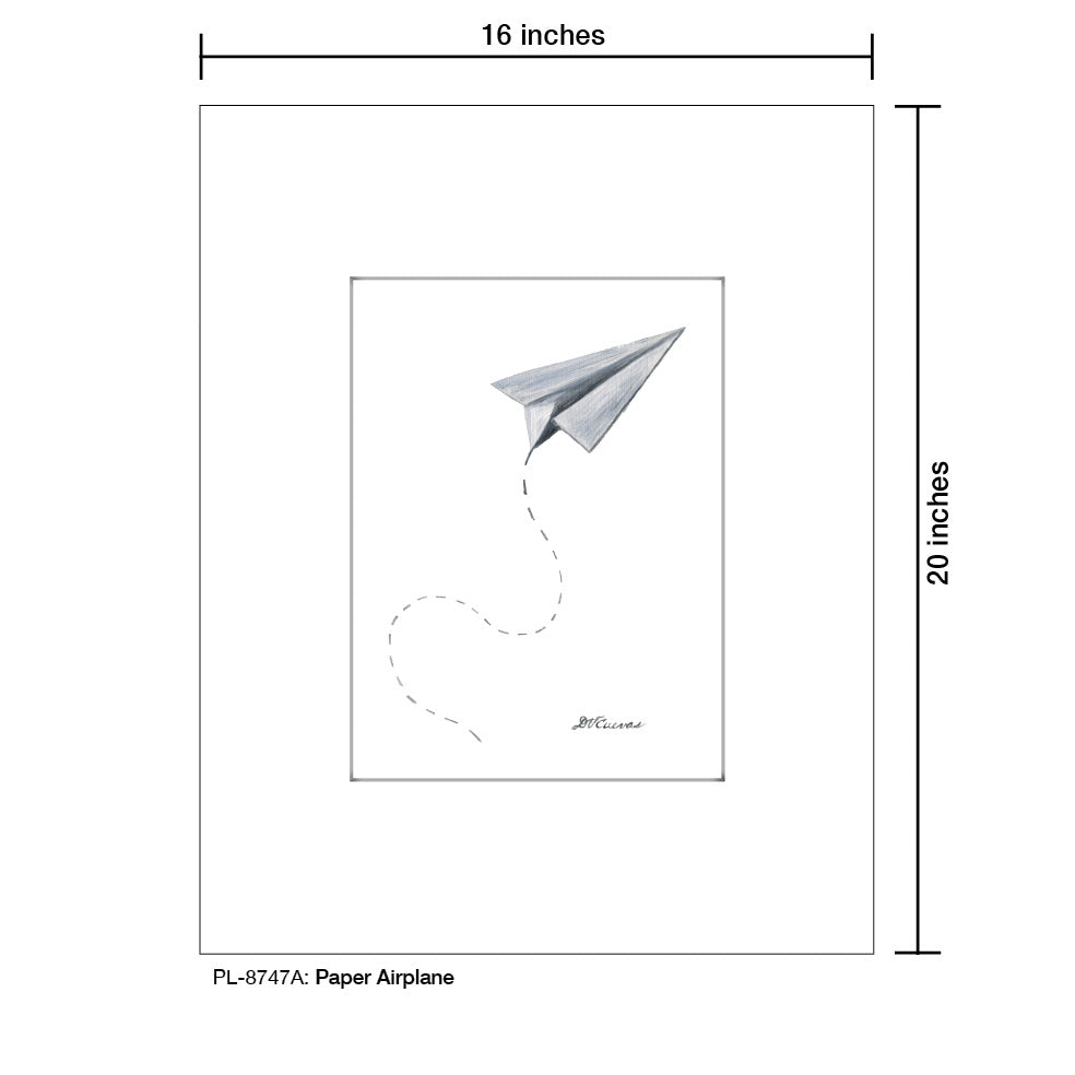 Paper Airplane, Print (#8747A)