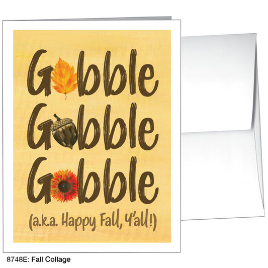 Fall Collage, Greeting Card (8748E)