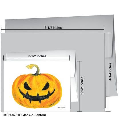 Jack-o-lantern, Greeting Card (8750A)