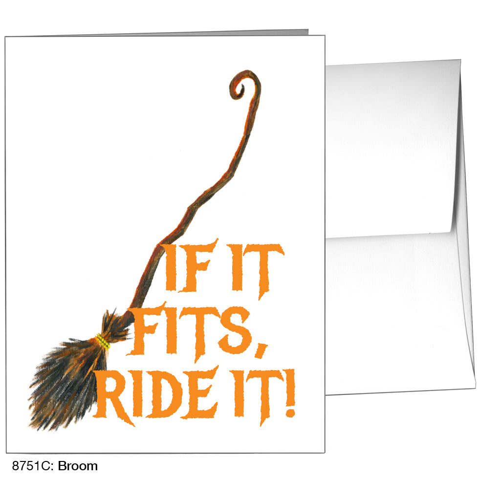 Broom, Greeting Card (8751C)