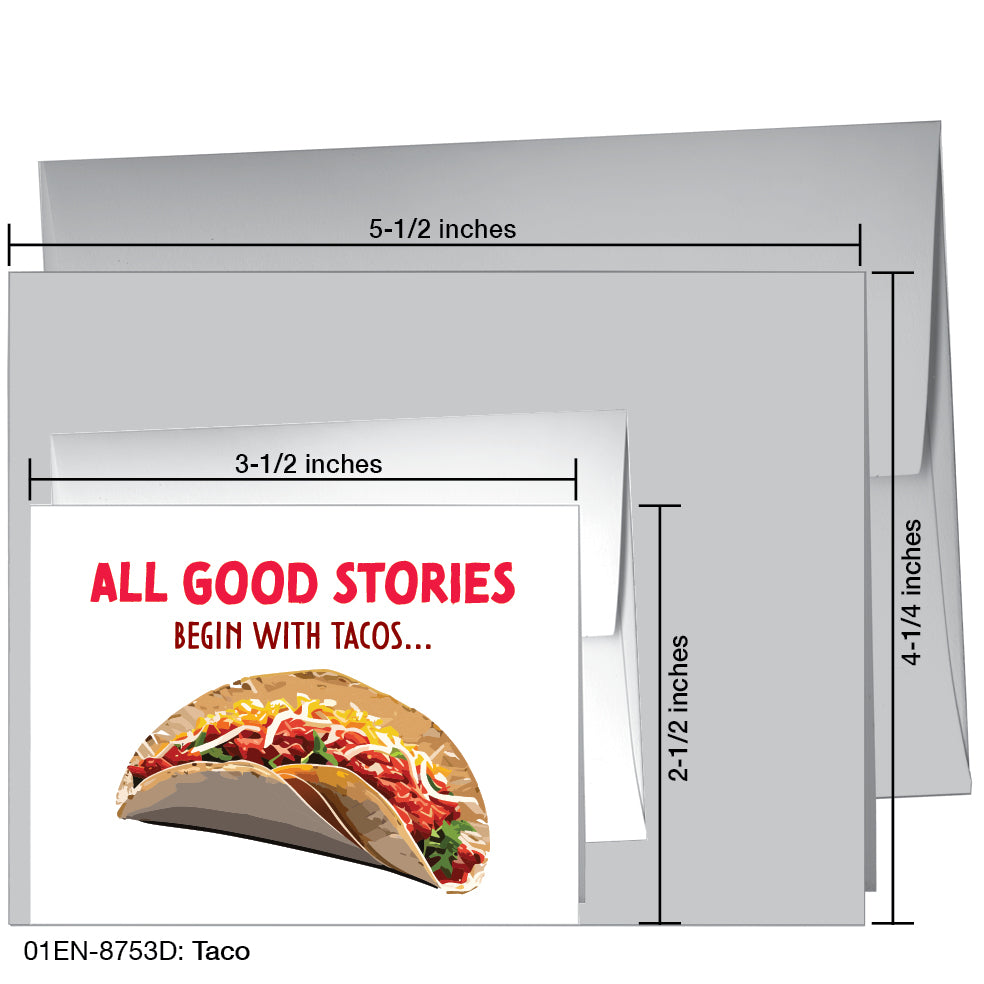 Taco, Greeting Card (8753D)