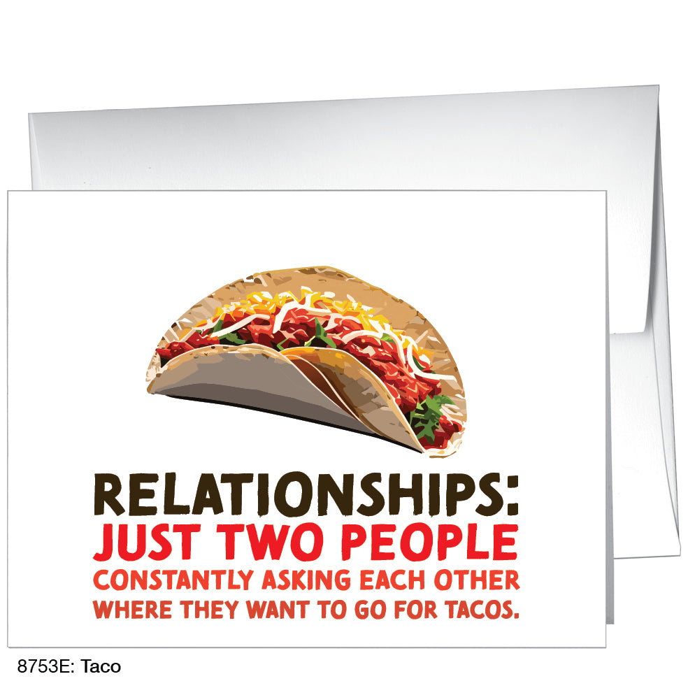 Taco, Greeting Card (8753E)