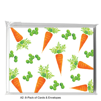 Peas & Carrots, Greeting Card (8760C)