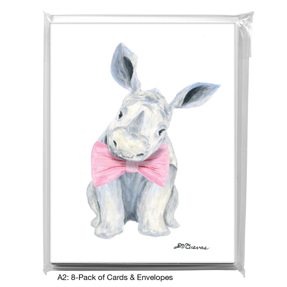 Rhino Baby, Greeting Card (8767B)