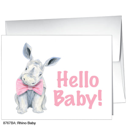 Rhino Baby, Greeting Card (8767BA)