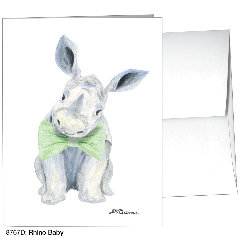 Rhino Baby, Greeting Card (8767D)