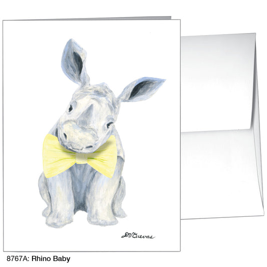 Rhino Baby, Greeting Card (8767E)