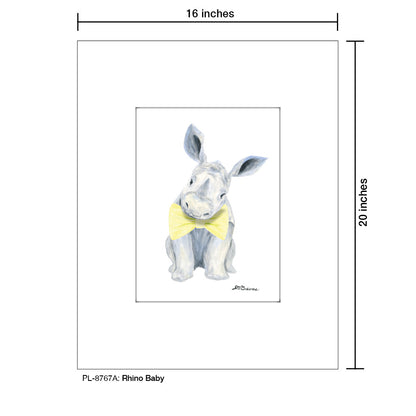 Rhino Baby, Print (#8767E)