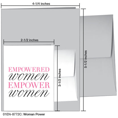 Women Power, Greeting Card (8772C)