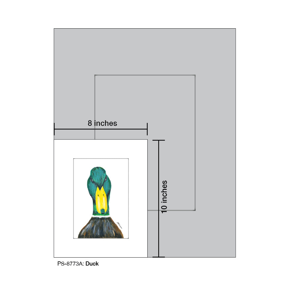 Duck, Print (#8773A)